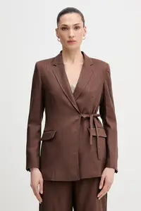 Hoss Intropia blazer din amestec de in
