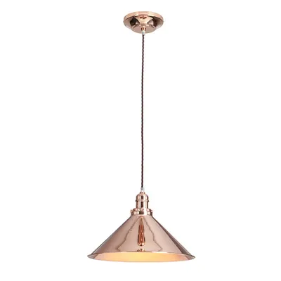Lampa suspendata Provence 1 Light Pendant – Polished Copper