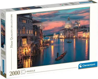 Puzzle Clementoni din 2000 piese - Marele Canal maiestuos