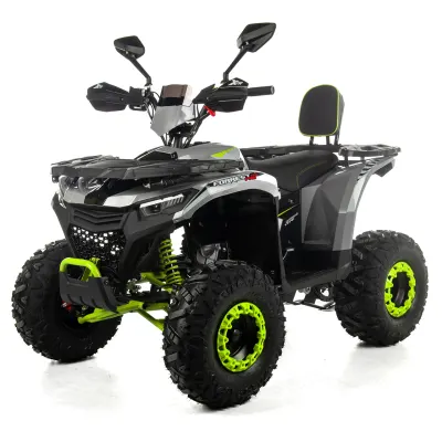ATV XTR Pro Forest 125cc, 8 inch, Semi-Automat 3+1, Pornire Electrica, Gri-Lime