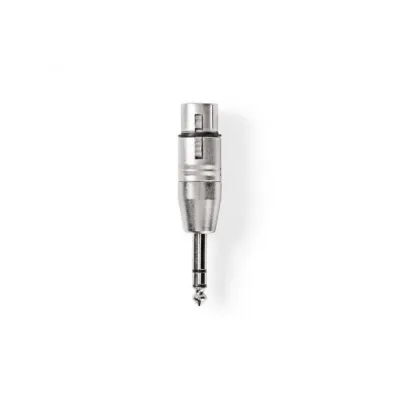 Adaptor XLR 3 pini la jack stereo 6.35mm M-T, Nedis CAGP15941ME