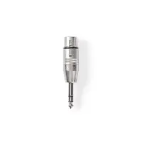 Adaptor XLR 3 pini la jack stereo 6.35mm M-T, Nedis CAGP15941ME