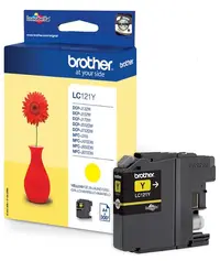 Cartuș de cerneală Brother - LC-121, pentru MFC-J470DW/DCP-J552DW, Yellow