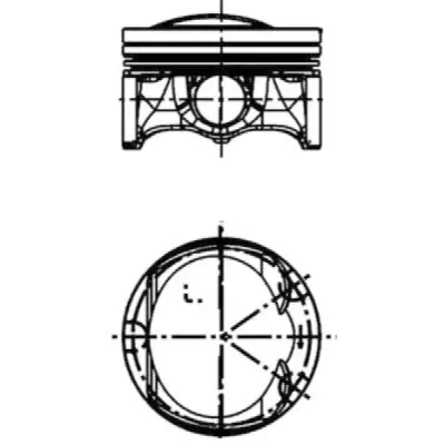 Piston Kolbenschmidt 40251600