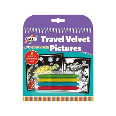 Carte de calatorie - Colorare cu catifea