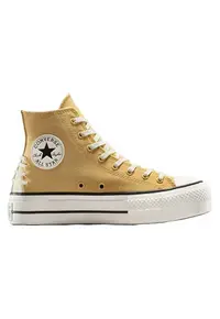 Tenisi unisex Chuck Taylor All Star Lift Platform Crafted Laces - Bej