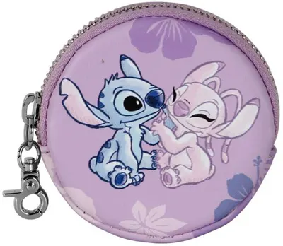 Portofel rotund Karactermania Lilo and Stich - Stitch and Angel