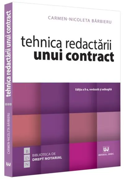 Tehnica redactării unui contract - Paperback brosat - Carmen Nicoleta Bărbieru