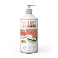 FRESH FARM Ulei de Somon, supliment piele & blană, sistem cardio-vascular câini, ulei FRESH FARM Ulei de Somon, XS-XL, supliment piele & blană, sistem cardio-vascular câini și pisici, flacon, 250ml ulei