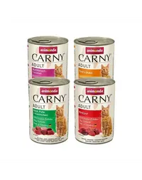 ANIMONDA Carny Adult mix conserve hrana pisica adulta 4 x 400 g pui, cocktail carne, vita, iepure