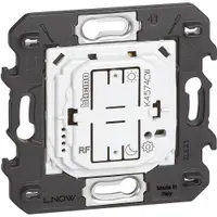 Comanda fara fir pentru 4 scenarii Bticino Living Now K4575CW, alb, negru, nisip