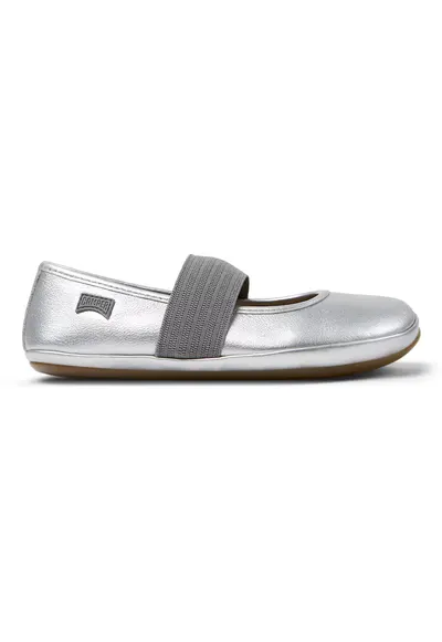 Balerini Mary Jane din piele Right 8493 - Gri