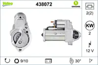 Electromotor (12v, 2kw) Potrivit Audi 80 B3, 80 B4, 90 B3, A4 B5, A4 B6, A4 B7, A6 C4, A6 C5, A6 C6, Cabriolet B3; Skoda Superb I; Vw Passat B5, Passat B5.5, Transporter T4 1.6d-3.0 09.86-08.11