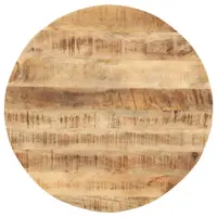 Gossi blat de masa, 80 cm, lemn masiv de mango, rotund, 15-16 mm