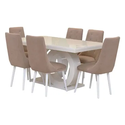 Set Jasmin 1 Masa + 6 Scaune Personalizabil pe Culori