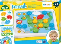 Set creativ Lena - Primul meu mozaic, Animale, 36 piese