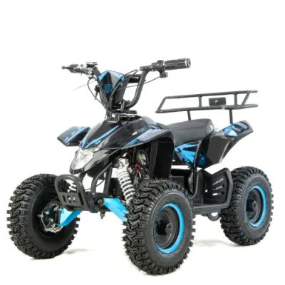 Atv electric copii XTR E-M8 6 800W, culoare negru albastru