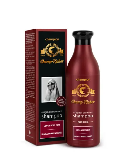 Sampon Champ Richer pentru Caini cu Blana Lunga si Matasoasa, 250 Ml