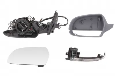 Oglinda stanga electrica, asferic, incalzita, grunduita AUDI A4 intre 2011-2016