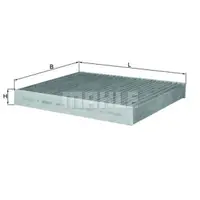Filtru, aer habitaclu MAHLE ORIGINAL LAK 153