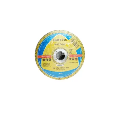 Disc abraziv debitare metal inox CRAFT-TEC MX386 125x1.2x22.3 mm set 25 buc viteza 80 m/s compatibil polizor unghiular