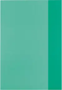 Copertă pentru caiete Herlitz - A4, verde transparent