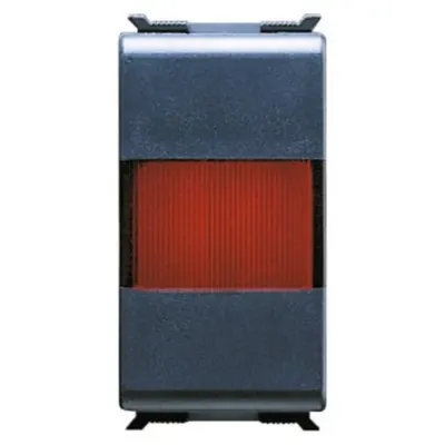 Indicator Lamp - 12/24/250 V - Single - Red - 1 Modul - Playbus
