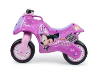 Motocicleta pentru copii Injusa Neox licenta Disney Minnie Mouse Roz ride-on fara pedale 18-36 luni, greutate admisa 30 kg