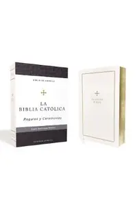 Biblia Católica, Regalos Y Ceremonias, Color Blanca, Cuero Reciclado