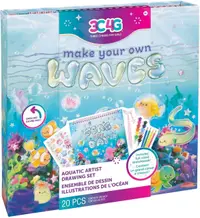 Set de desen 3C4G - Aquatic, 20 piese