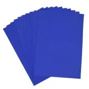 Hartie gumata A4, 1. 3mm, albastru, set 10 coli, Colorarte