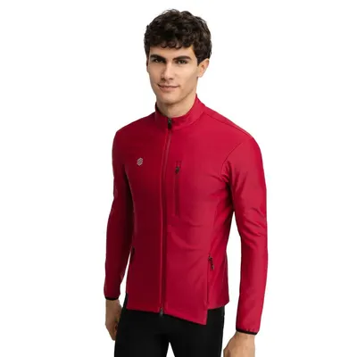 Jachetă de softshell pentru bărbați J3 Souplesse Roșu