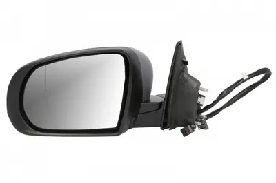 Oglinda laterala stanga (electric, asferic, cu incalzire, grunduit, rabatare electrica, cu semnalizator) potrivit JEEP COMPASS II 11.16