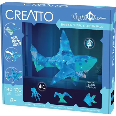Set de constructie Thames & Kosmos Creatto - Rechin, 140 piese