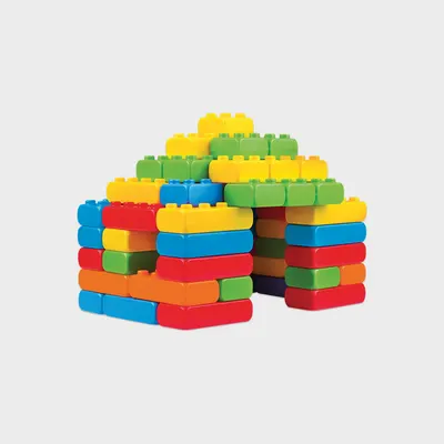 Set de construcție cu 60 de cuburi mari