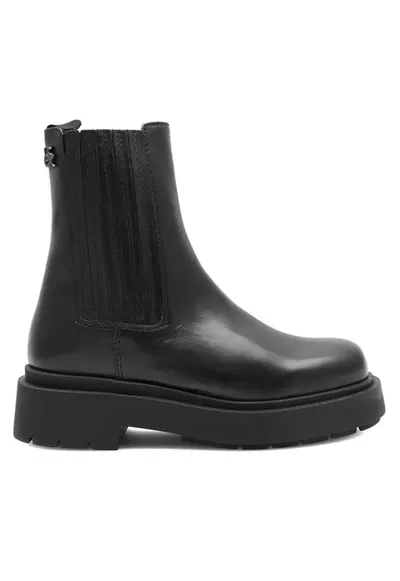 Botine dama - 590558808925436 - Piele naturala - Negru