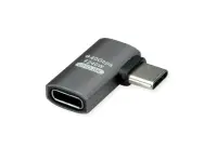 Adaptor USB 4 type C 240W unghi 90 grade T-M Aluminiu, Roline 12.03.2932
