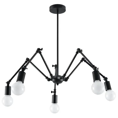 Candelabru STARK 5 negru