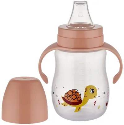 Ceașcă antiderapantă BabyJem - 250 ml, portocalie