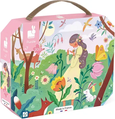Puzzle pentru copii Janod - Mama Natură, 200 piese