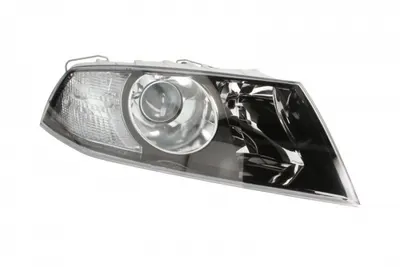 Far Dreapta (H1 H7, electric, cu motor, culoare insert: negru) potrivit SKODA OCTAVIA II