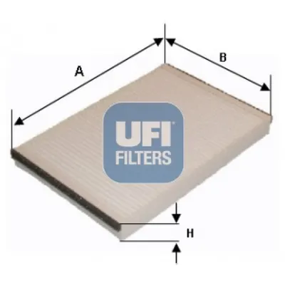 Filtru, aer habitaclu UFI 53.206.00