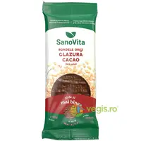 Rondele din Orez cu Glazura de Cacao fara Zahar 66g