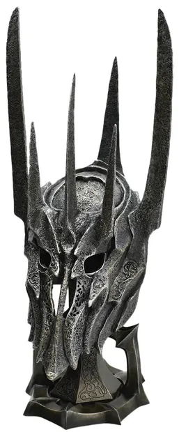 Replică United Cutlery Movies: The Lord of The Rings - Helm of Sauron, 40 cm