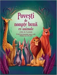 Povești de noapte bună cu animale citite în 5 minute - Hardcover
