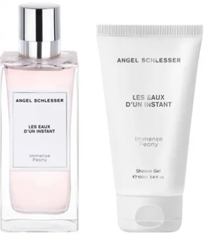 Angel Schlesser Set Immense Peony - Apă de toaletă și Gel de dus, 2 x 100 ml