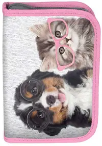Penar școlar Paso Studio Pets - Un compartiment cu 2 aripi