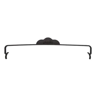 Set de 2 cleme negre Plastia Hold