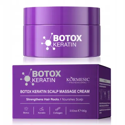 Kormesic Crema de masaj pentru scalp cu keratina si botox 100 g Nourishes Scalp