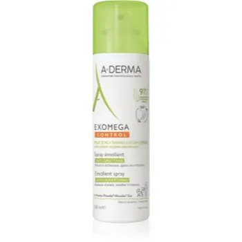 A-Derma Exomega Control Emollient Spray cremă hidratantă pentru întărirea barierei de apărare a epidermei sensibile și atopice Spray